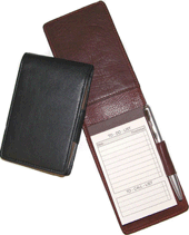Leather Bound Memo Holders