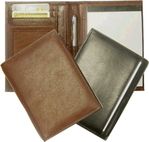 Leather Wallet Blank Notepads
