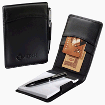 Black Leather Notepads